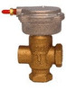 SIEMENS 127182 1/2" Npt 3 Way Control Valve, Brass, 125 psi Wog Maximum Pressure