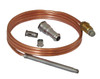 BASO 5931 Series K19 Super Slim Jim Universal Snap-In Thermocouple, 72" Length