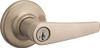 KWIKSET 2479624 ® DELTA ENTRY SMARTKEY LEVER, SATIN NICKEL ® DELTA ENTRY SMARTKEY LEVER, SATIN NICKEL