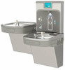 Elkay 2493076 Ezh2o Next Generation Dual-Level Drinking Fountain With Bottle Filling Station - Light Gray Granite - Light Gray Granite