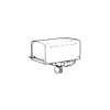 WHITE-RODGERS 14233 White Rodgers 24 VAC Power Head for 2 Way 13A00 Zone Valve with Conduit Hub.
