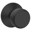 SCHLAGE F10BWE622 F10-BWE Bowery Passage Door Knob Set from the F-Series, Matte Black
