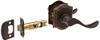 Baldwin PVCURTAR112 PV.CUR.TAR Curve Privacy Leverset with Traditional Arch Rose, Venetian Bronze
