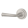 Baldwin HDFEDLTRR260  Reserve Half Dummy Federal with Traditional Round Rose, Bright Chrome Finish, Left Hand