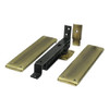 Deltana DASH95U5  Olive Green Bronze Spring Hinge Double Action with Solid Brass Cover P.