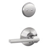SCHLAGE F94LAT625 Latitude Inactive Handleset Interior Lever (Bright Chrome) F94 LAT 625.