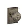 SCHLAGE F40GEO620ADD  Addison Collection Georgian Privacy Knob, Antique Pewter