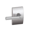 SCHLAGE F10BRW626CEN F10 BRW 626 CEN Century Collection Broadway Hall and Closet Lever, Satin Chrome