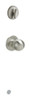 SCHLAGE JH59CNA619 Dexter by  Corona Knob Interior Handleset, Satin Nickel