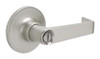 SCHLAGE J40MAR630 Dexter by  Marin Bed and Bath Lever, Satin Stainless Steel