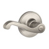 SCHLAGE J40LAS619 J Series Dexter by Satin Nickel Universal Turn-Lock Privacy Door Lever