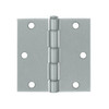 Deltana S35U26D-R 3.5 in. x 3.5 in. Residential Square Steel Hinge - Pair (Set of 10) (Brushed Chrome)