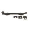 Deltana FPG1210B 12 in. Heavy Duty Offset Surface Bolt w Strike (Oil Rubbed Bronze)