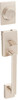 SCHLAGE F92CEN619 F92-CEN Century Dummy Exterior Handleset from the F-Series, Satin Nickel.
