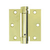 Deltana DSH35U3 3.5 in. x 3.5 in. Single Action Steel Spring Hinge (Set of 10) (Polished Brass)