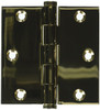 Deltana DSB353-UNL  Plain Bearing 3.5" x 3.5" Solid Brass Square Corner Plain Bearing Mortise Hinge - Pair