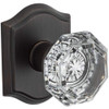Baldwin PSCRYTAR112 PS.CRY.TAR Crystal Passage Door Knob Set with Traditional Arch Trim from, Venetian Bronze