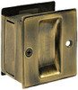 Deltana SDP25U5 2.5 in. x 2.75 in. Solid Brass Passage Pocket Lock (Set of 10) (Antique Brass)