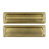 Deltana MS212U5  13 1/8-Inch Mail Slot with Solid Brass Interior Flap Color: Antique Brass, Model: (Tools & Outdoor gear supplies)