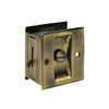 Deltana SDL25U3/26 Privacy Pocket Lock Finish: Polished Brass/Polished Chrome.