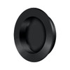Deltana FP238U19  Flush Pulls, Solid Brass Flush Pull , Round, HD, 2 3/8", Solid Brass In Paint Black