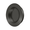Deltana FP238U10B  Flush Pulls, Solid Brass Flush Pull , Round, HD, 2 3/8", Solid Brass In Oil rubbed Bronze