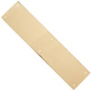 Deltana PP3515U3  3 1/2-Inch x 15-Inch Solid Brass Push Plate by