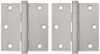 Deltana DSB3515-R DSB3515A-R Residential Solid Brass 3 1/2-Inch x 3 1/2-Inch Square Hinge