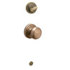 SCHLAGE F59AND609 F59 AND 609 Andover Interior Knob with Deadbolt, Antique Brass (Interior Half Only)