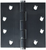 Deltana DSB4526D  4.5 x 4.5 in. Square Hinges, Satin Chrome - Solid Brass - Pack of 2