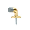 Deltana FDB138U3-UNL  Floor Mounted Bumpers, Solid Brass Floor Door Bumper 13/...unlacquered polished brass