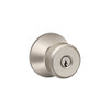 SCHLAGE F51ABWE619 F51A BOWERY 619 Entry Door Lock Satin Nickel