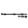 Deltana 18SB19  18 Inch Heavy Duty Surface Bolt Paint Black