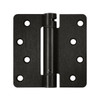 Deltana DSH4R41B  Single Action Steel 4-Inch x 4-Inch x 1/4-Inch Spring Hinge by Top Notch Distributors, Inc. (Home Improvement)