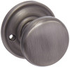 Baldwin HDROUTRR152  Reserve Half Dummy Round with Traditional Round Rose in Matte Antique Nickel Finish