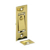 Deltana PDB42U3 PDB42 3-1/16" Solid Brass Pocket Door Jamb Bolt Polished Brass