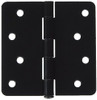 Deltana S44R410B  Value Choice for Indoor Applications Steel 4-Inch x 4-Inch x 1/4-Inch Radius Hinge