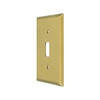 Deltana SWP4751U3 DEL US3 BRASS SWITCH PLATE SGL STANDARD