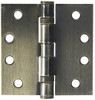 Deltana S44HDBB5 4 in. x 4 in. Heavy Duty Square Steel Hinge - Pair (Set of 10) (2 Ball Bearing - Antique Brass)