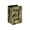 Deltana SDLA325U5  Olive Green Bronze HD Pocket Locks Adjustable 3 1/4 x 2 1/4 inch Privacy