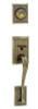 SCHLAGE F62ADD609ACCRH F62-ADD-ACC-RH Right Handed Addison Handleset with Accent Lever, Antique Brass
