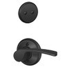 SCHLAGE F94MER622LH F94-MER-LH Merano Lever Left Handed Dummy Interior Pack from the F-Serie, Matte Black
