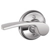 SCHLAGE F170MER625LH F170-MER-LH F-Series Merano Single Dummy Left Handed Door Lever, Polished Chrome