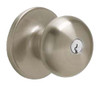 SCHLAGE J54STR619 J Series Stratus Keyed Door Knob Finish: Satin Nickel