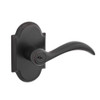 Baldwin ENARCRRAR481 .6L.DS.CKY.KD Arch Right-Handed Entry Arch Lever with Rustic Arch Rose, Dark Bronze
