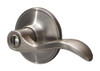 SCHLAGE J40SEV619 Dexter by  Seville Bed and Bath Lever, Satin Nickel