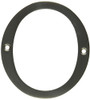 Deltana RN4-0U15  Solid Brass 4-Inch House Number 0 Board