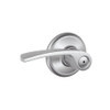 SCHLAGE F40MER626 F40 MER 626 16-080 10-027 Merano Bed and Bath Lever, Satin Chrome