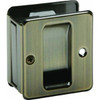 IVES SC990B609 Schlage 990 1-3/4-Inch x 2-1/4-Inch Sliding Pocket Door Pull Sliding, Antique Brass