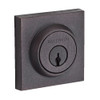 Baldwin DCCSD112 DC.CSD Contemporary Square Keyed Entry Double Cylinder Deadbolt, Venetian Bronze